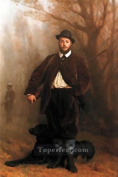 Portrait of Eduoard Delessert Jean Leon Gerome Oil Paintings